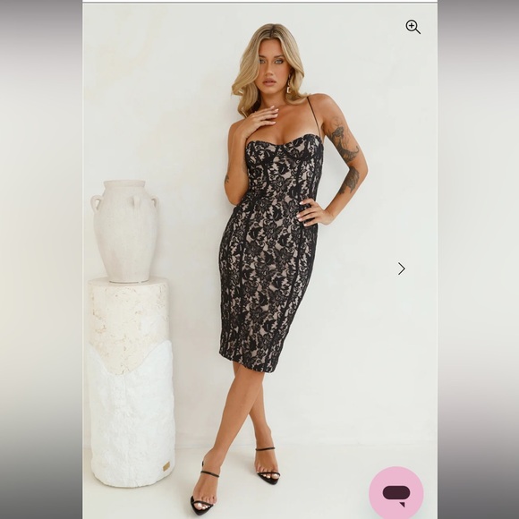 Hello Molly Dresses & Skirts - Hello Molly Elegant Black Lace Dress